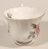 Vintage Royal Albert Bone China England Prairie Rose Pink Flower Tea Cup & Saucer Set
