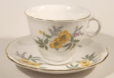 Vintage Royal Vale Yellow Flowers Tea Cup & Saucer Set