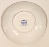 Vintage Rosina China Co Ltd. Queen's Fine Bone China Silver Wedding Tea Cup & Saucer Set