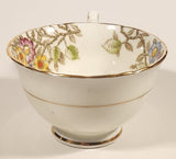 Vintage Delphine China Made in England Pink Yellow Blue Flowers Tea Cup & Saucer Set