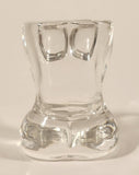 Bikini Girl Female Torso Sexy Bottoms Up 2 3/8" Clear Shot Glass