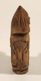 Vintage Nordic Folk Art Knight Hand Carved Wood Chess Piece