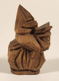 Vintage Nordic Folk Art Knight Hand Carved Wood Chess Piece