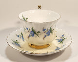 Vintage Royal Albert Blue Flowers Tea Cup & Saucer Set