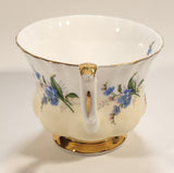 Vintage Royal Albert Blue Flowers Tea Cup & Saucer Set