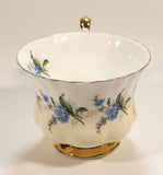 Vintage Royal Albert Blue Flowers Tea Cup & Saucer Set
