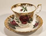 Vintage Royal Albert Old Country Roses Gold Trim Tea Cup & Saucer Set