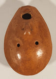 Peruvian Ocarina Flute Hand Painted Clay Pottery Musical Wind Instrument