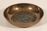 Rare Vintage APS Aviation Power Supply Inc Burbank California 25th Anniversary Serving Brass Turbine Engine Users Throughout The World Brass Metal Ashtray
