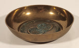 Rare Vintage APS Aviation Power Supply Inc Burbank California 25th Anniversary Serving Brass Turbine Engine Users Throughout The World Brass Metal Ashtray