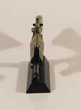 Rare GoatGuns "Digies" Colt M16A1 Assault Rifle Splattered Jungle Camo 1:3 Scale Heavy Metal Paperweight Desktop Model with Stand