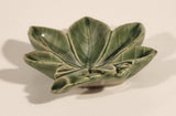 Vintage 1950s Wade Horse Chestnut Leaf Shaped Porcelain Ashtray Made in Ireland