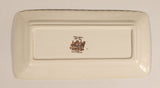 Vintage Myott Son & Co. Hanley Shakespeare Land Clopton Bridge Stratford Upon Avon 6 1/8 x 11 3/4" Ceramic Serving Platter Dish