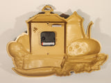 Vintage 1985 New Haven Burwood Products Give Us This Day Our Daily Bread 3D Plastic Quartz Wall Clock Made in U.S.A.