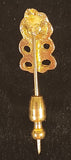 Vintage New Zealand Maori Sheraton Rotorua Gold Tone Stick Pin