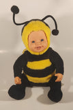 2005 Uni Max Toys Anne Geddes Baby in Bumble Bee Costume 12" Tall Doll Toy