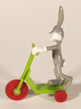 1989 McDonald's Warner Bros. Looney Tunes Bugs Bunny PVC Toy Figure On Green Scooter
