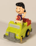 Vintage McDonald's 1989 United Features Syndicate Peanuts Gang Pop Mobiles Lucy Van Pelt Green Plastic Toy Car Vehicle