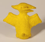 Vintage Pteranodon Dinosaur Yellow 1 1/2" Rubber Pencil Topper