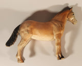 Vintage Creative Playthings Brown Horse 9" Rubber Toy Figure