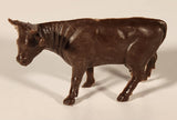 Dark Brown Cow 3" Plastic Toy Figure