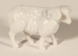 White Ram Sheep 1 1/4" Plastic Toy Figure