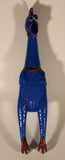 Blue Rubber Chicken 14" Dog Squeeze Play Toy