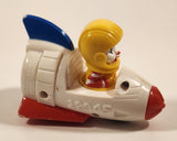 2010 McDonald's Ronald McDonald Space Shuttle Rocket Spaceship 3 1/4" Plastic Toy Vehicle