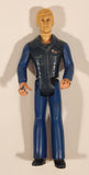 Vintage 1979 Tonka Toys Blonde Man Blue Mechanic Service Worker 5 1/4" Toy Figure