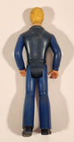 Vintage 1979 Tonka Toys Blonde Man Blue Mechanic Service Worker 5 1/4" Toy Figure