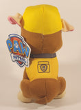 2025 Nanco Spin Master Nickelodeon Paw Patrol Rubble Dog 9" Toy Stuffed Plush New with Tags