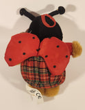 PMS Patamates Benny Ladybug in Plaid 6" Toy Stuffed Plush New with Tag