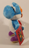 2025 Good Stuff Nintendo Super Mario Blue Yoshi 7 1/2" Toy Stuffed Plush New with Tags