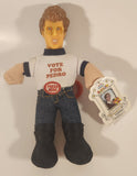 2005 Napoleon Dynamite Flippin Sheet Vote Pedro 7" Clip On Toy Stuffed Plush with Sound New with Tags