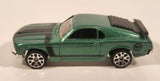 2009 Matchbox '70 Ford Mustang Boss Green 1/62 Scale Die Cast Toy Muscle Car Vehicle