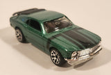 2009 Matchbox '70 Ford Mustang Boss Green 1/62 Scale Die Cast Toy Muscle Car Vehicle