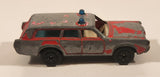 Vintage PlayArt Mercury Station Wagon Fire Chief Red Die Cast Toy Car Vehicle Made in Hong Kong