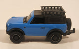 Maisto 2021 Ford Bronco Blue Die Cast Toy Car Vehicle