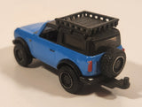 Maisto 2021 Ford Bronco Blue Die Cast Toy Car Vehicle