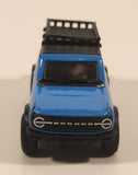 Maisto 2021 Ford Bronco Blue Die Cast Toy Car Vehicle