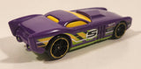 2014 Hot Wheels Super Loop Chase Race The Gov'ner #5 Purple Die Cast Toy Car Vehicle