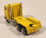 1999 Hot Wheels Constructions Site Playset Ford Stake Bed Truck Yellow Die Cast Toy Car Vehicle