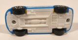 Unknown Brand Yellow Checker Design Blue Plastic Die Cast Toy Car Vehicle