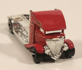 2014 Hot Wheels HW Off-Road: Stunt Circuit Fast-Bed Hauler Semi Truck Red Die Cast Toy Car Vehicle