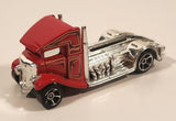 2014 Hot Wheels HW Off-Road: Stunt Circuit Fast-Bed Hauler Semi Truck Red Die Cast Toy Car Vehicle