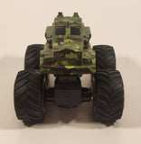 Armored Camouflage Monster Truck Push and Go Plastic Toy Car Vehicle