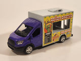 Uni Fortune RMZ City Senor Cactus Taco Food Truck Purple Pull Back Die Cast Toy Car Vehicle with Opening Doors