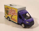 Uni Fortune RMZ City Senor Cactus Taco Food Truck Purple Pull Back Die Cast Toy Car Vehicle with Opening Doors
