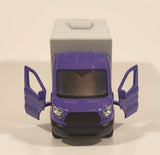 Uni Fortune RMZ City Senor Cactus Taco Food Truck Purple Pull Back Die Cast Toy Car Vehicle with Opening Doors
