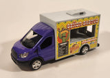 Uni Fortune RMZ City Senor Cactus Taco Food Truck Purple Pull Back Die Cast Toy Car Vehicle with Opening Doors